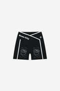 Rose City - Women’s High Rise Performance Shorts (Black)