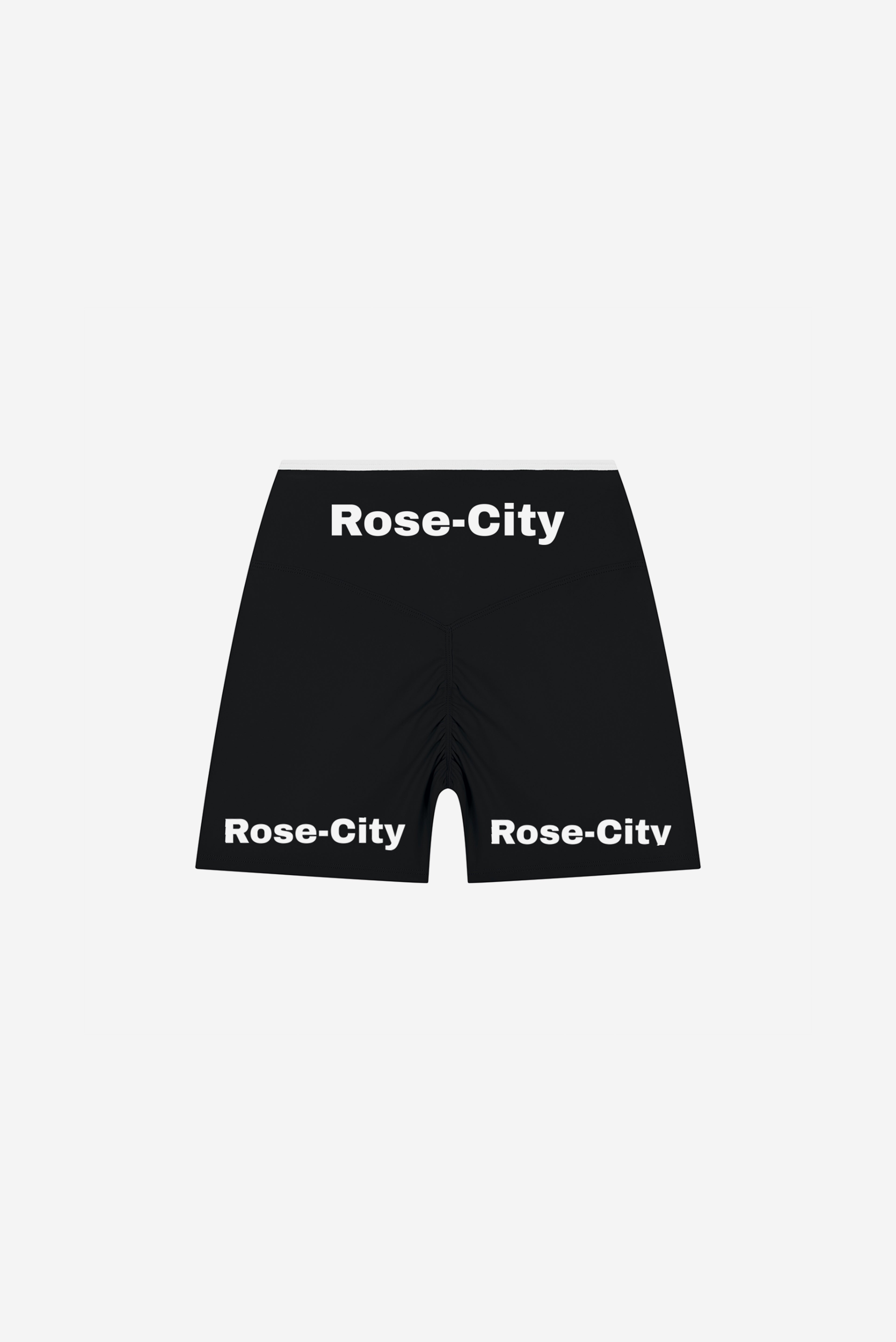 Rose City - Women’s High Rise Performance Shorts (Black)
