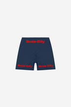 Rose City - Women’s High Rise Performance Shorts (Navy)