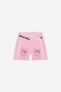 Rose City - Women’s High Rise Performance Shorts (Pink)