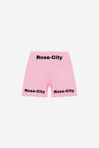 Rose City - Women’s High Rise Performance Shorts (Pink)