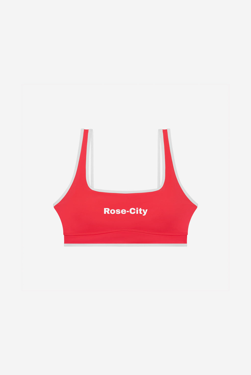 Rose City - Women's Performance Sports Bra (Red)