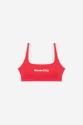 Rose City - Women's Performance Sports Bra (Red)
