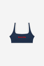 Rose City - Women's Performance Sports Bra (Navy)
