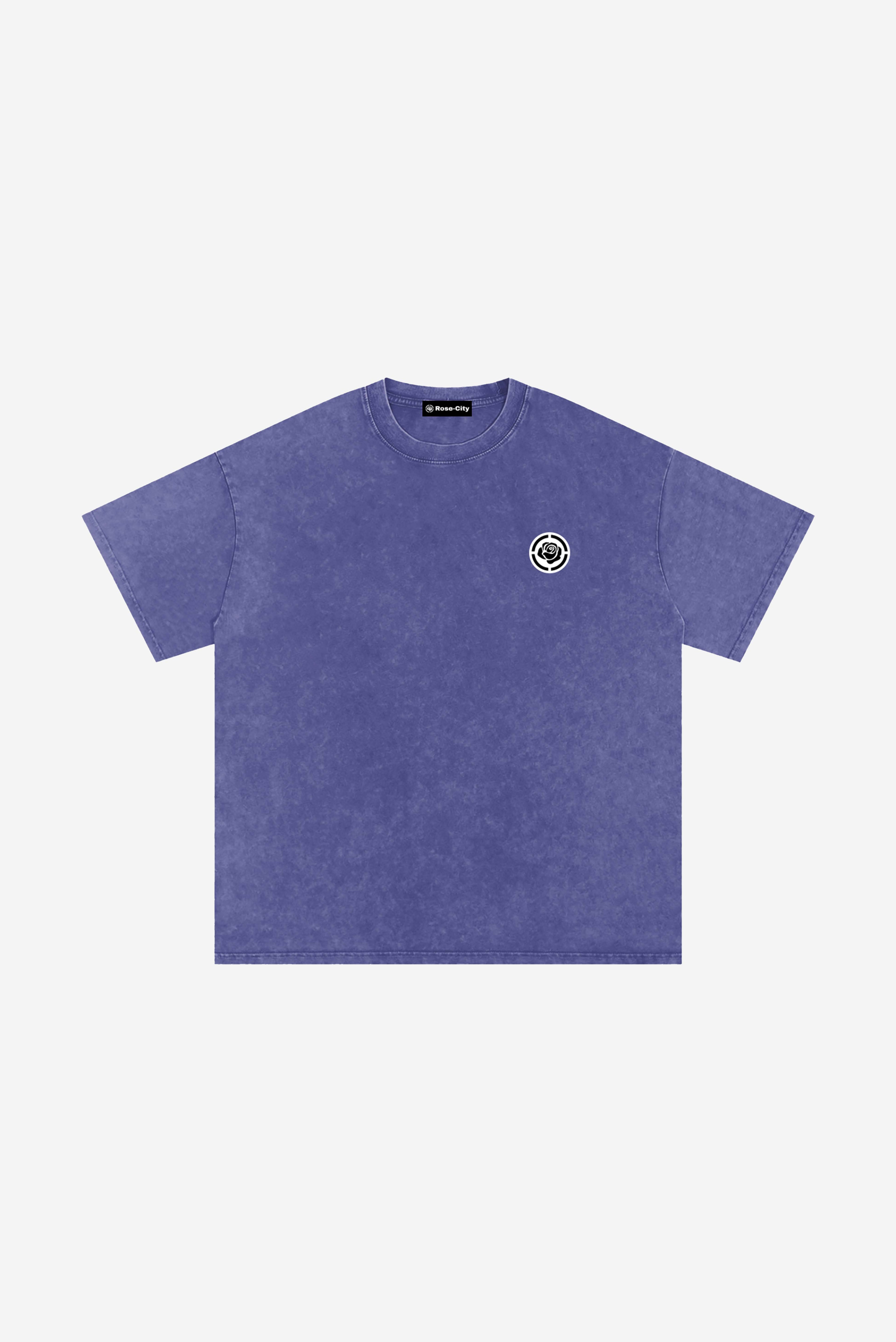 Rose-City Essential - Snow Washed T-Shirt (Purple)