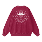 Snow Washed Oversized Sweatshirt