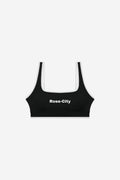 Rose City - Women's Performance Sports Bra (Black)