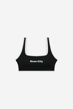 Rose City - Women's Performance Sports Bra (Black)