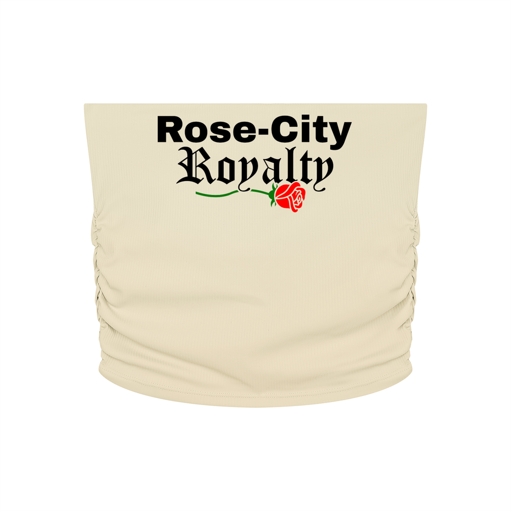 Women’s Ruched Cropped Yoga Tube Top