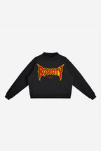 RC Concert - Essential Fleece Mock-Neck Crew Sweatshirt (Black)