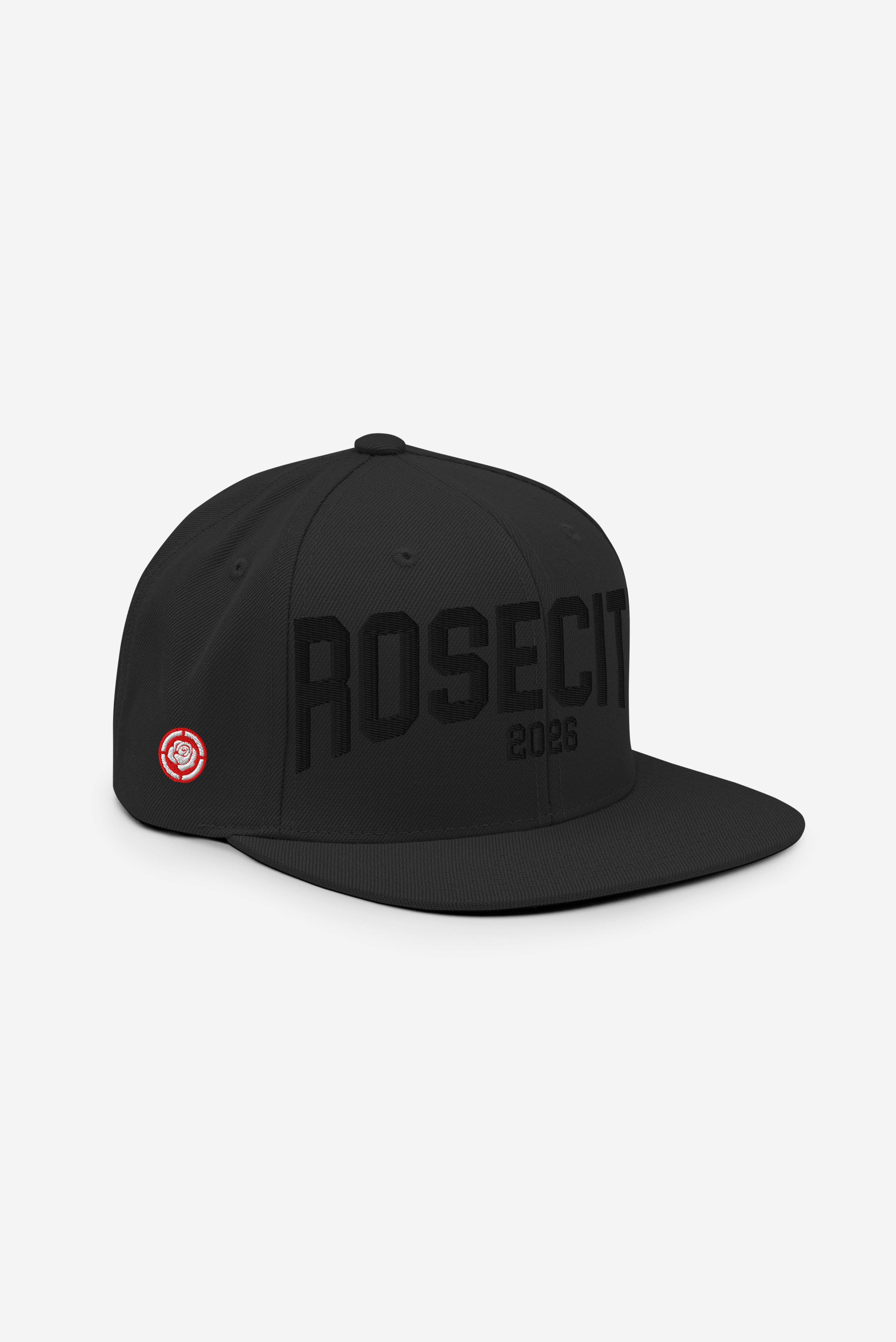 ROSE CITY COLLAGE - Snapback Hat (Black)