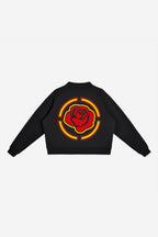RC Concert - Essential Fleece Mock-Neck Crew Sweatshirt (Black)