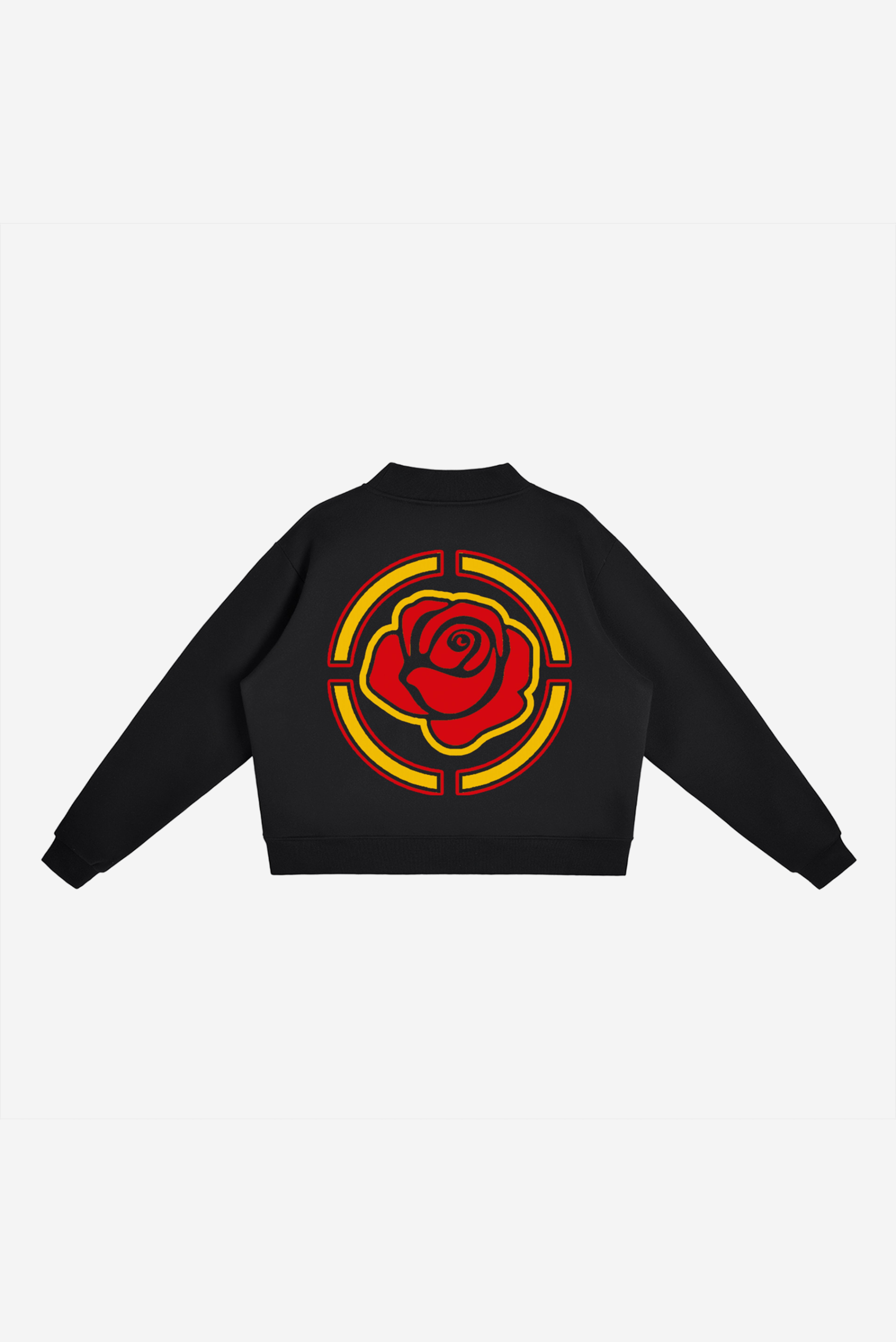 RC Concert - Essential Fleece Mock-Neck Crew Sweatshirt (Black)