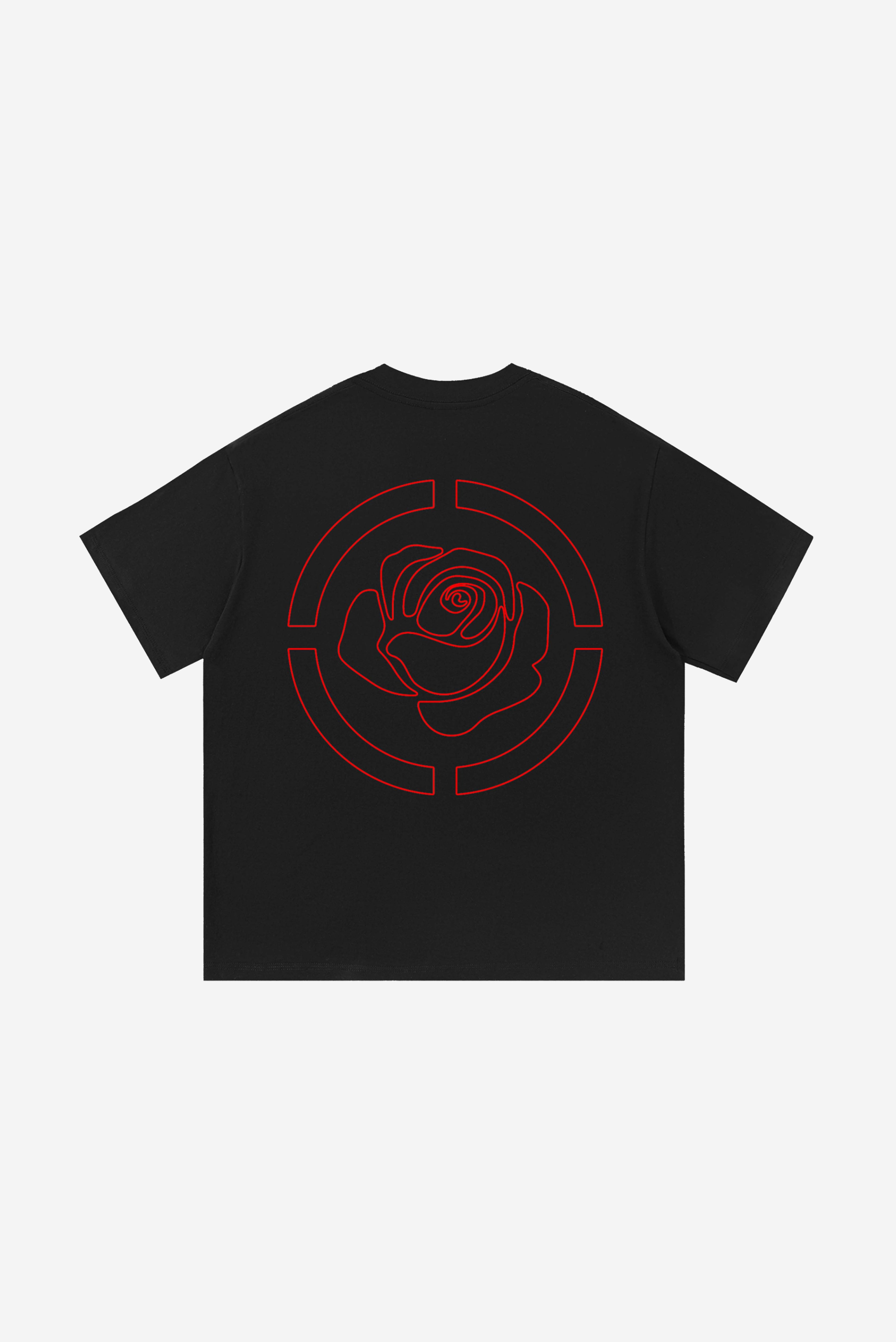Rose-City Logo - T-Shirt (Black)