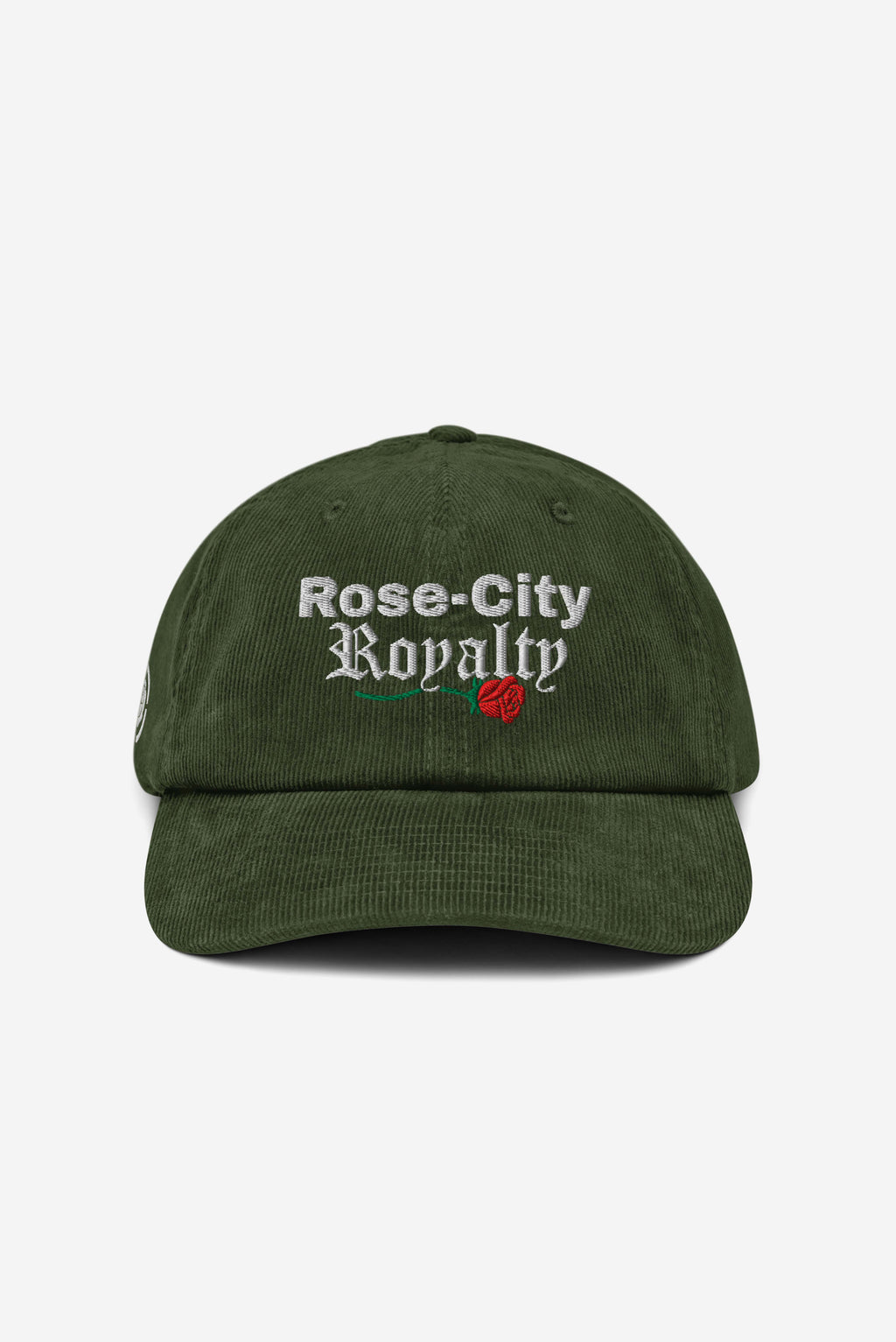 Rose City Royalty - Corduroy Hat (Moss Green)