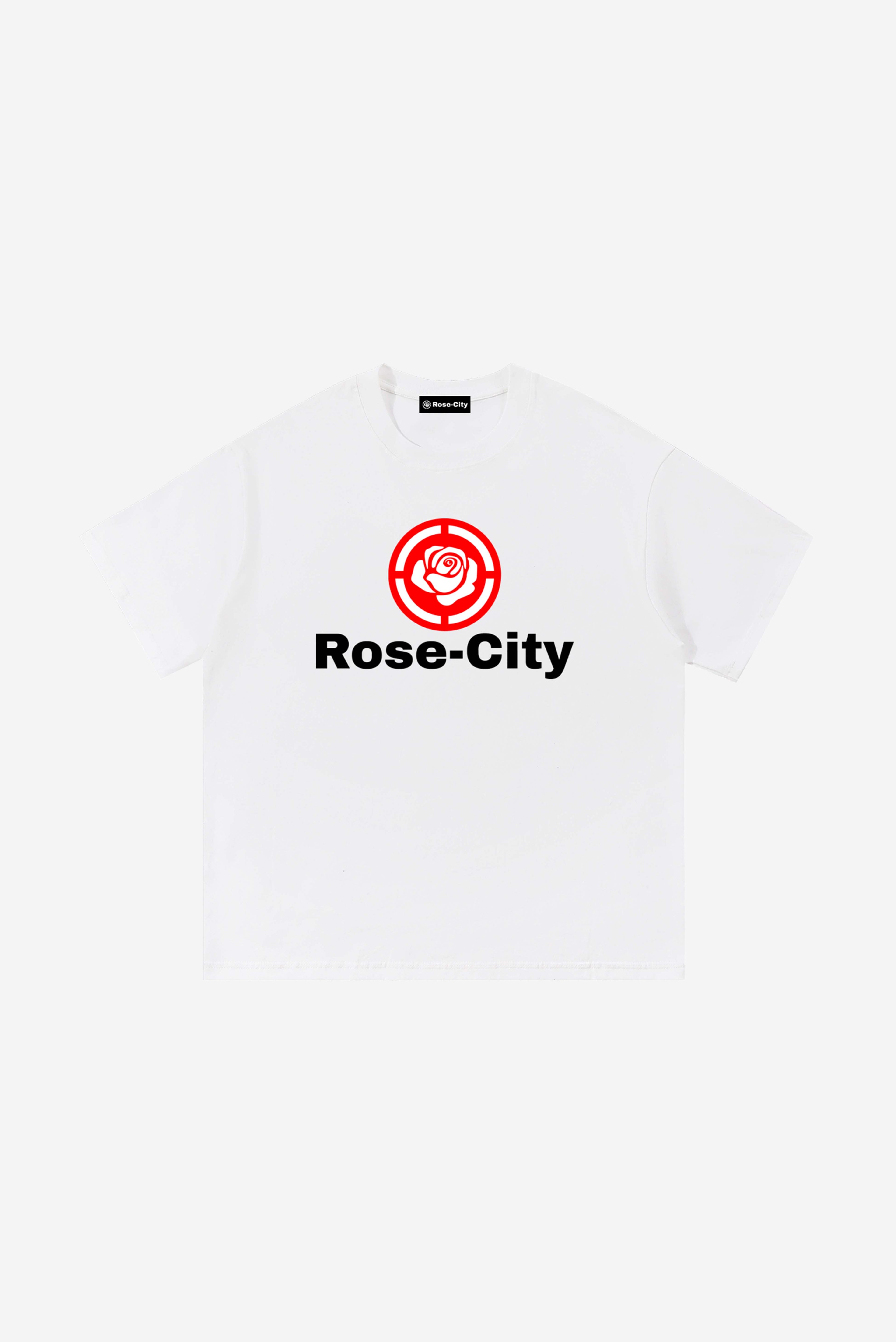 Rose-City Logo - T-Shirt (White)
