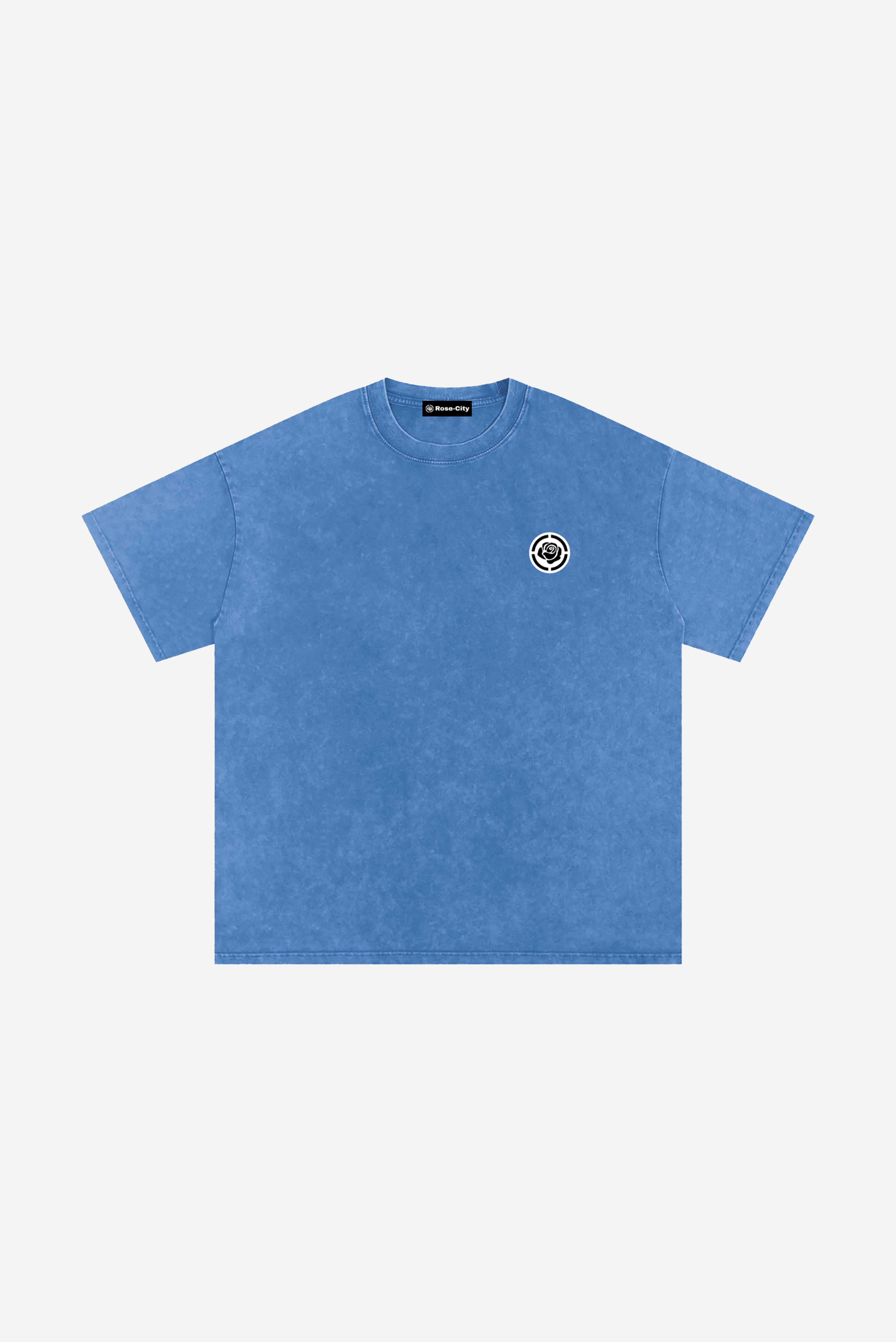 Rose-City Essential - Snow Washed T-Shirt (Royal Blue)