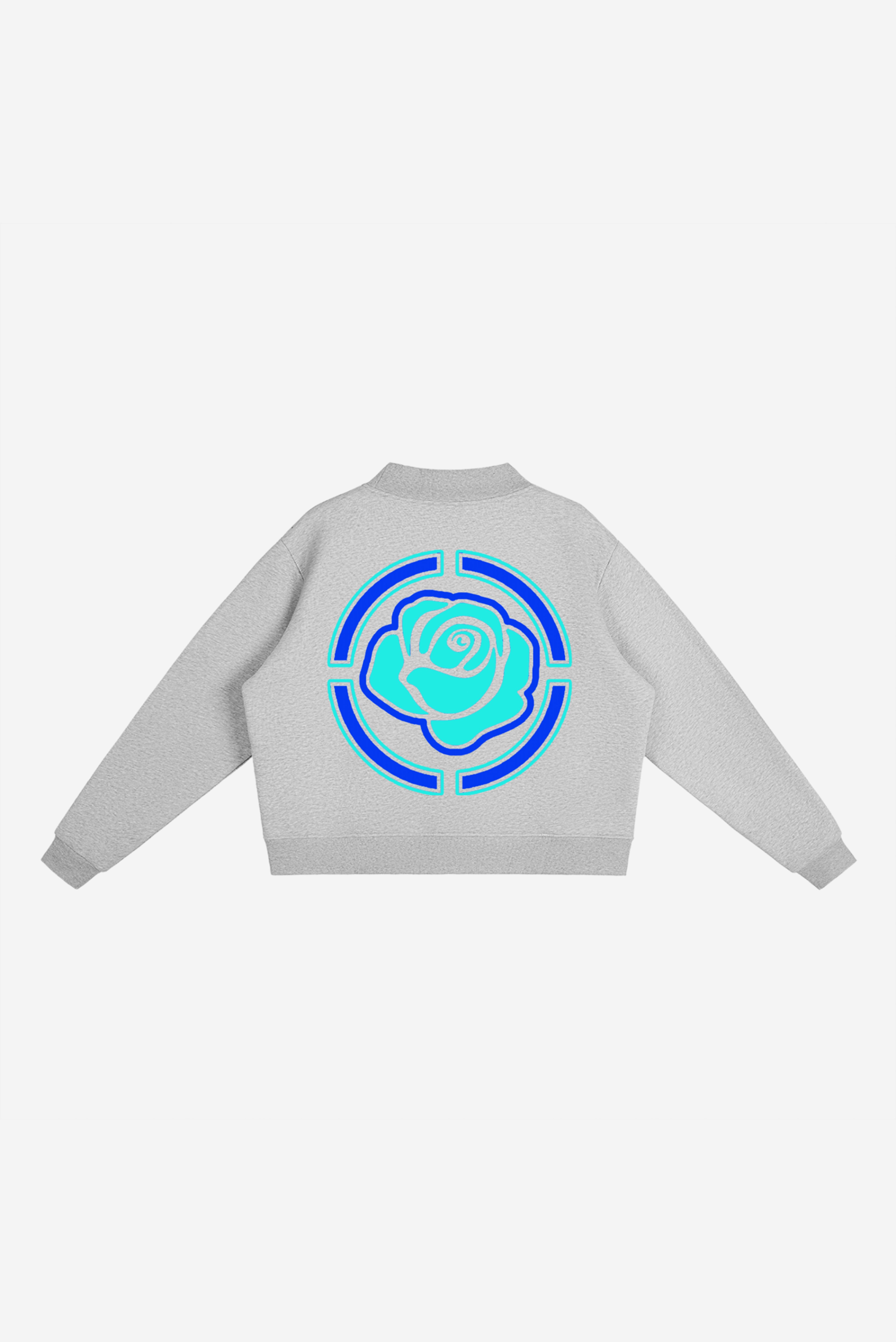 RC Concert - Essential Fleece Mock-Neck Crew Sweatshirt (Heather Grey)