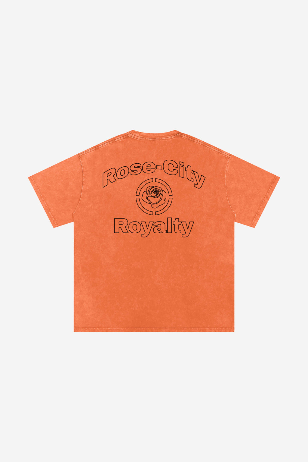 Rose-City Essential - Snow Washed T-Shirt (Orange)