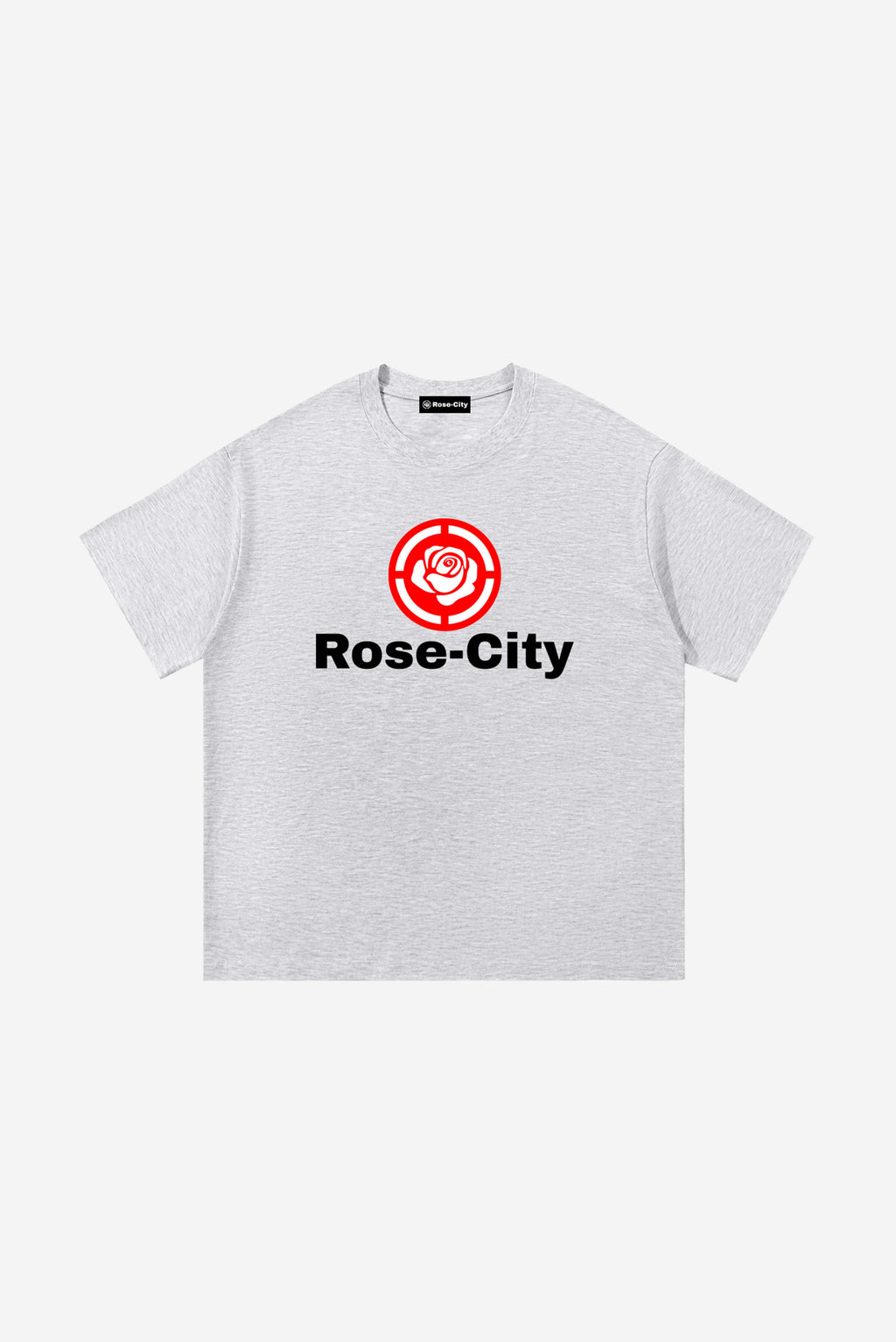 Rose-City Logo - T-Shirt (Heather Grey)