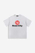 Rose-City Logo - T-Shirt (Heather Grey)