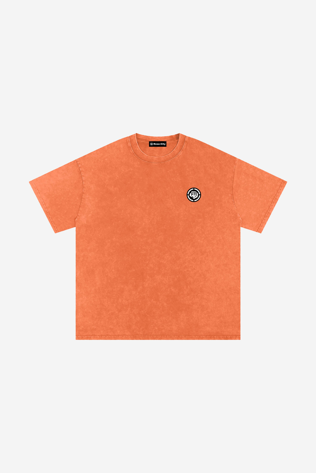 Rose-City Essential - Snow Washed T-Shirt (Orange)