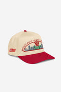 Rose City Ambassador - 5 panel cap (Cream/Red)