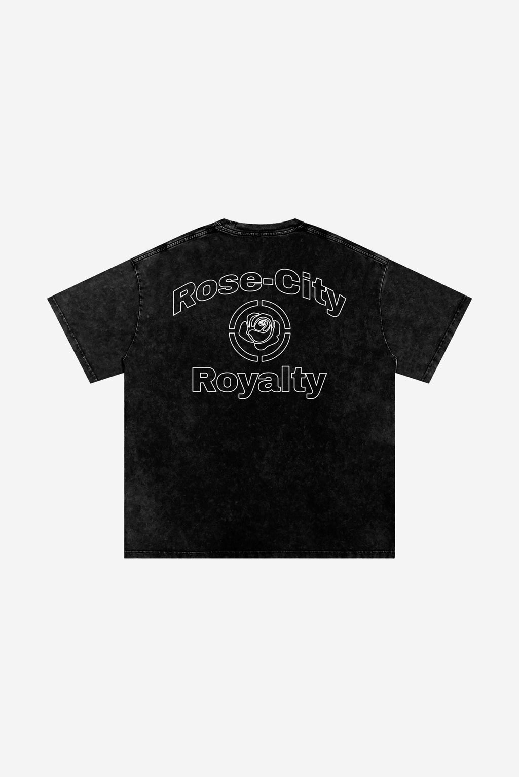 Rose-City Essential - Snow Washed T-Shirt (Black)
