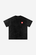 Rose-City Essential - Snow Washed T-Shirt (Black)