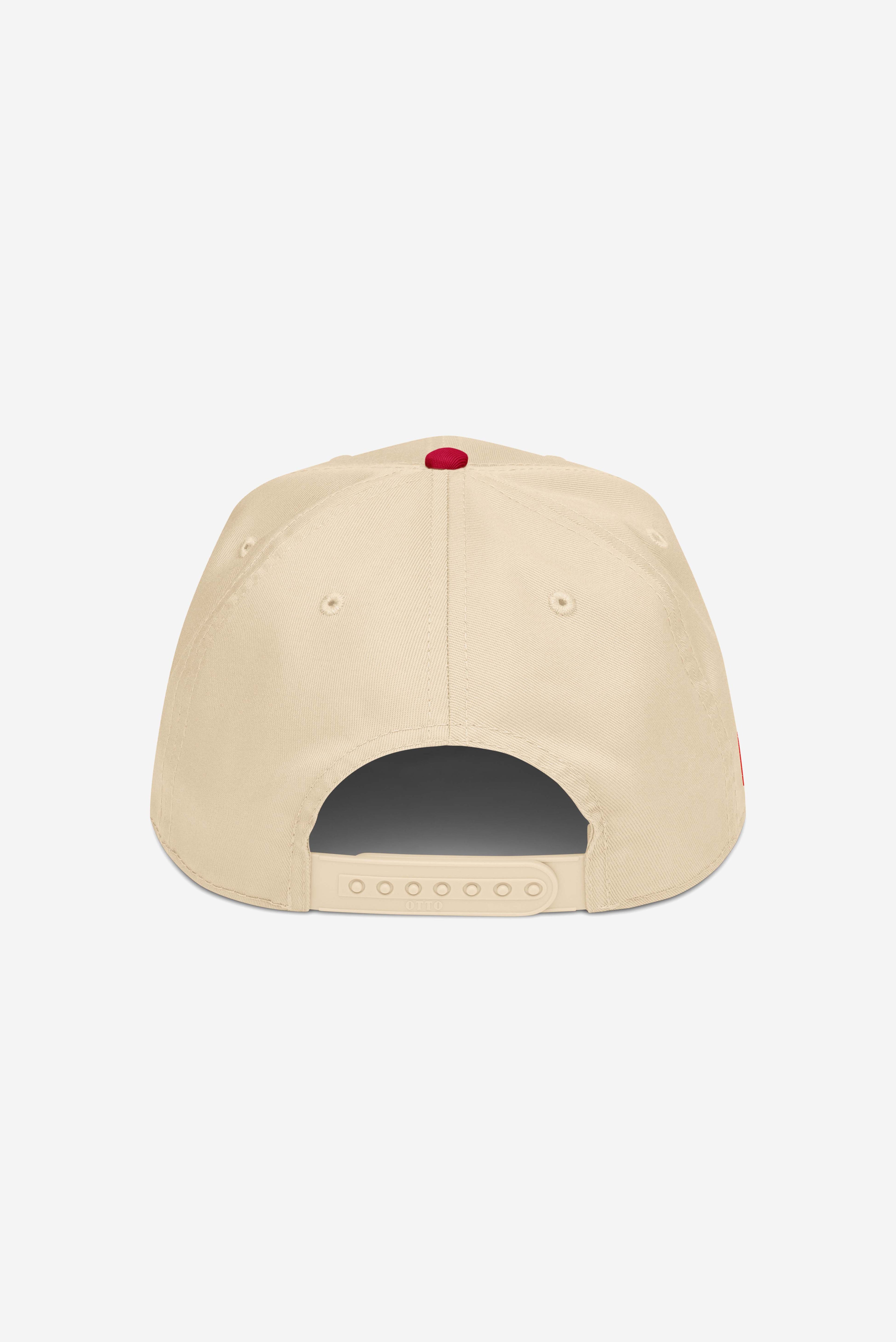 Rose City Ambassador - 5 panel cap (Cream/Red)
