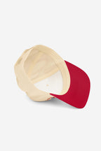 Rose City Ambassador - 5 panel cap (Cream/Red)