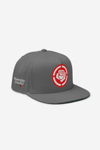 Rose-City - Logo - A Frame Flat Bill Cap (Grey)