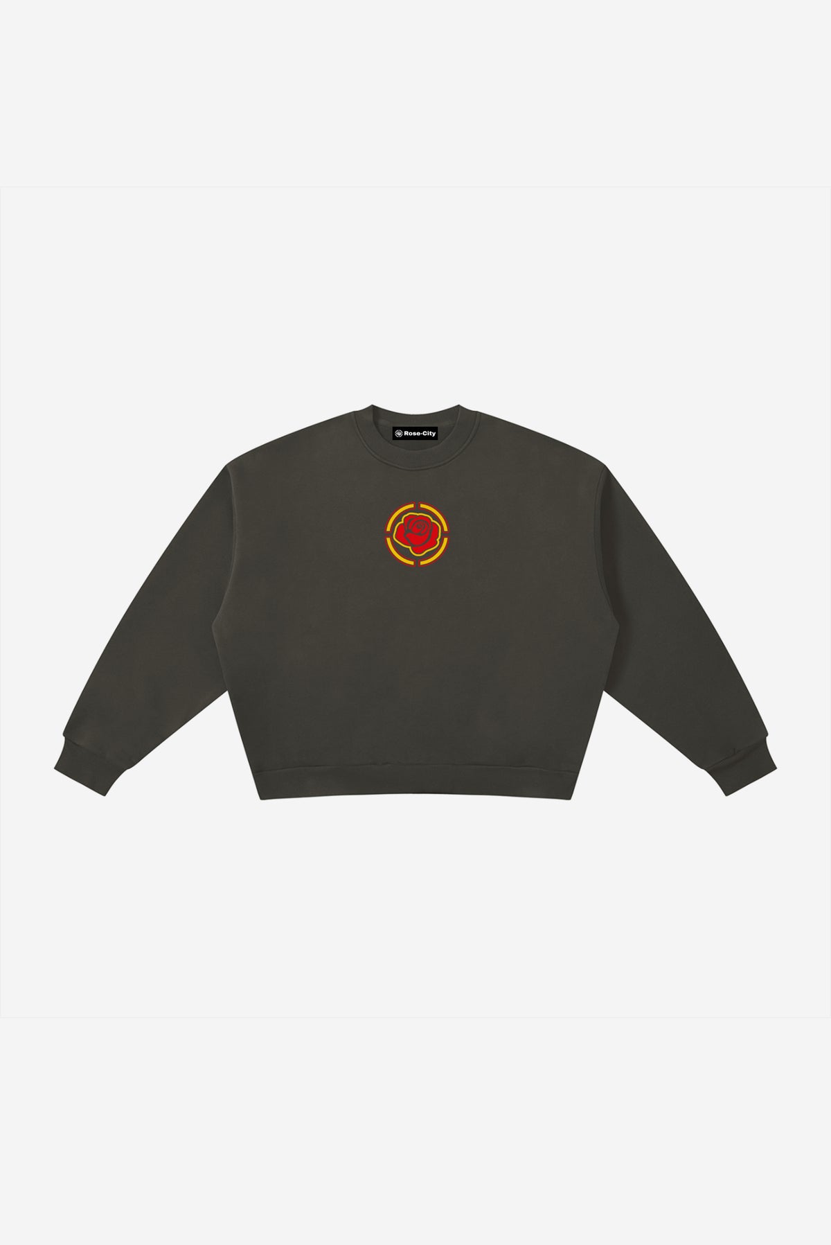 RC Concert V1 - Boxy Fleece Crewneck Sweatshirt (Dark Grey)