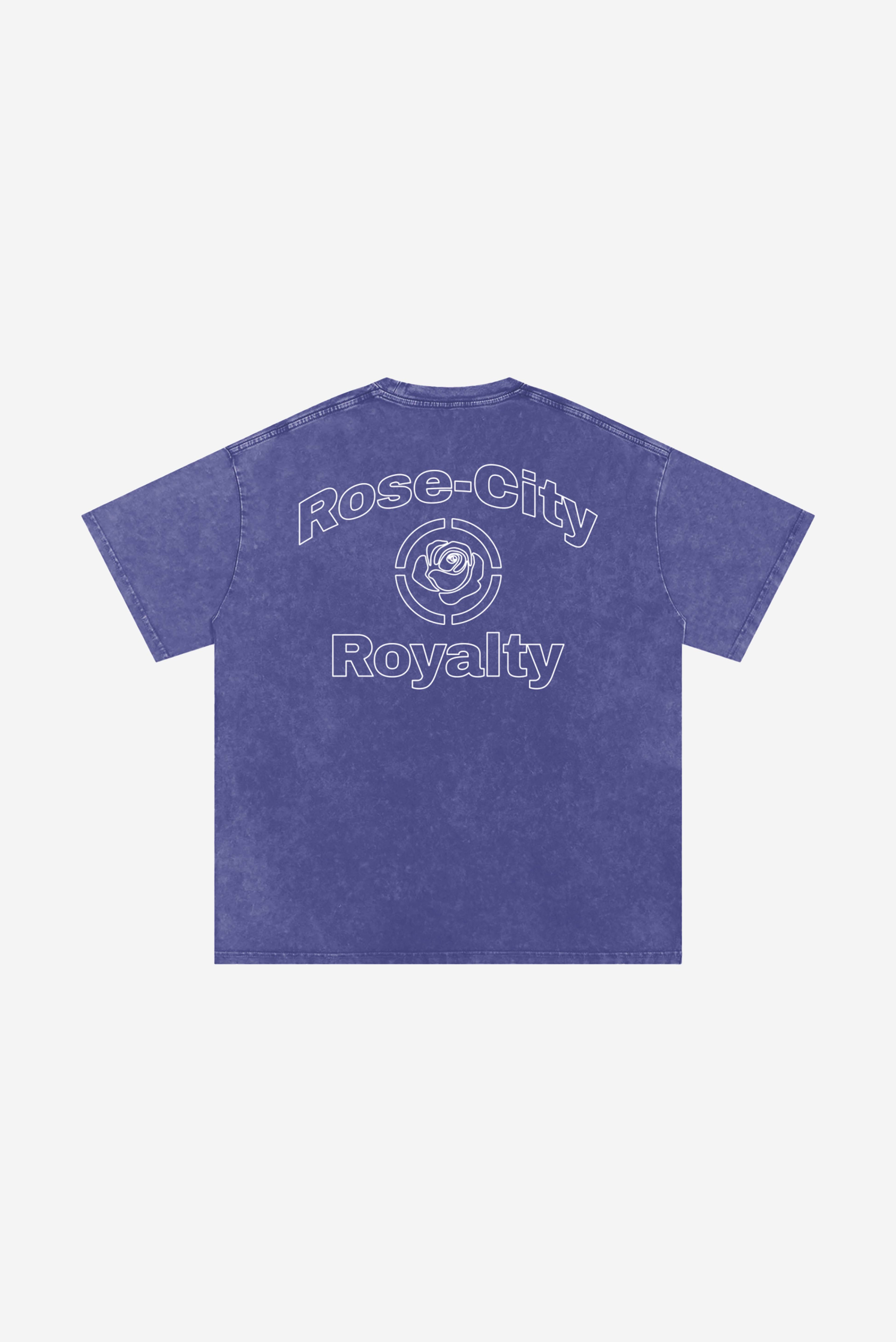 Rose-City Essential - Snow Washed T-Shirt (Purple)
