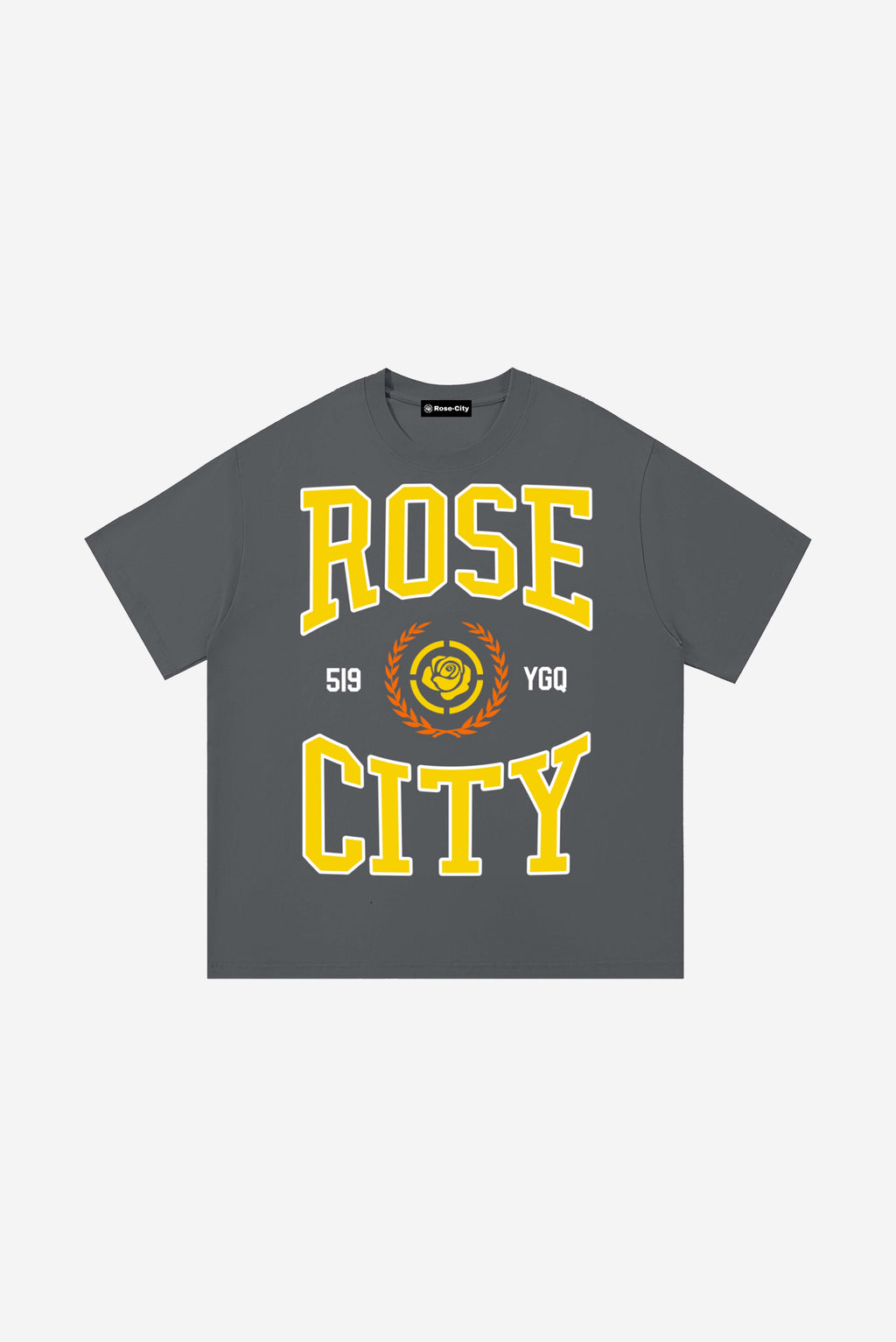 Rose-City Collage - T-Shirt (Grey)