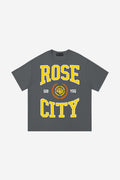 Rose-City Collage - T-Shirt (Grey)