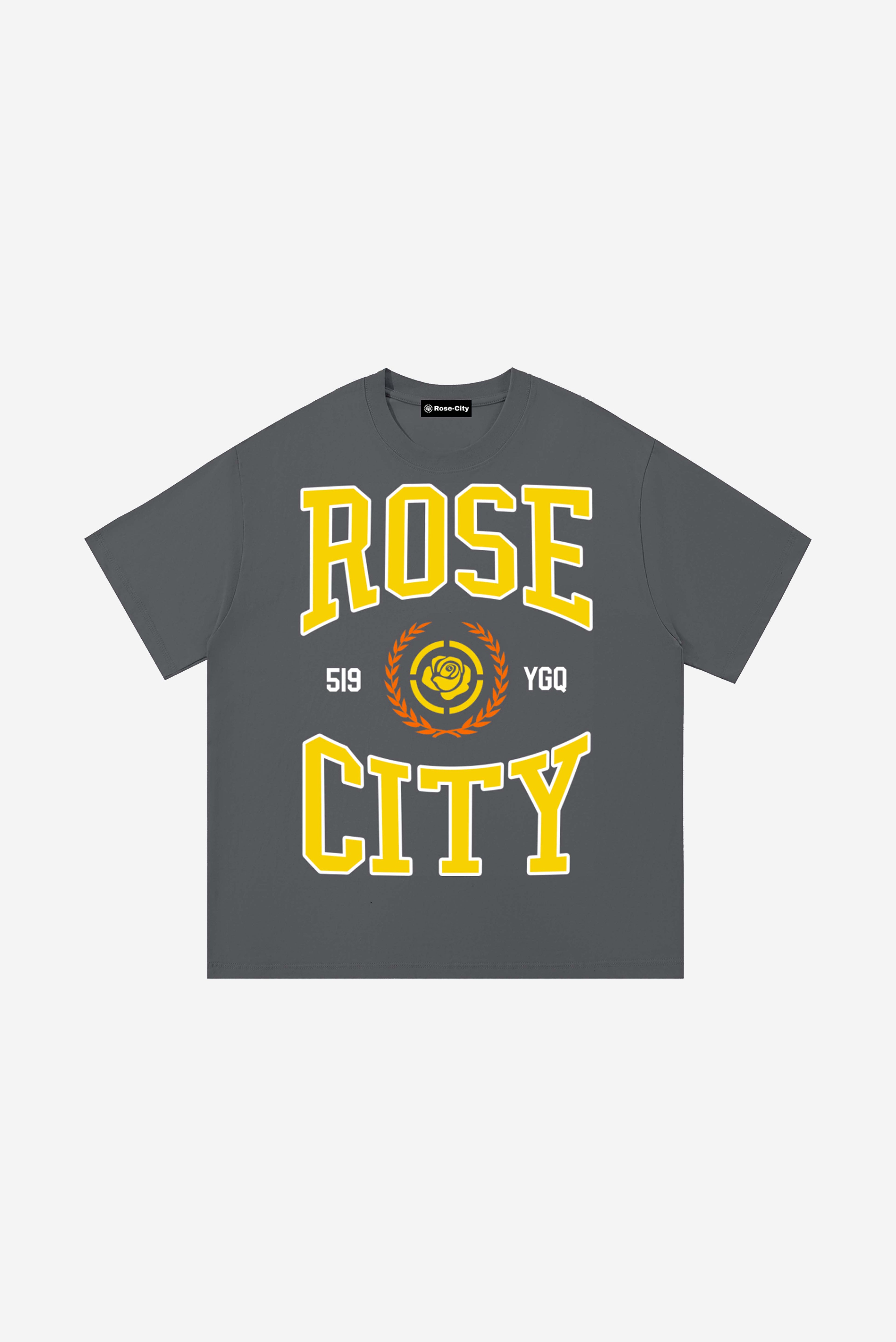 Rose-City Collage - T-Shirt (Grey)