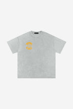 Rose-City Smile - Snow Washed T-Shirt (Grey)