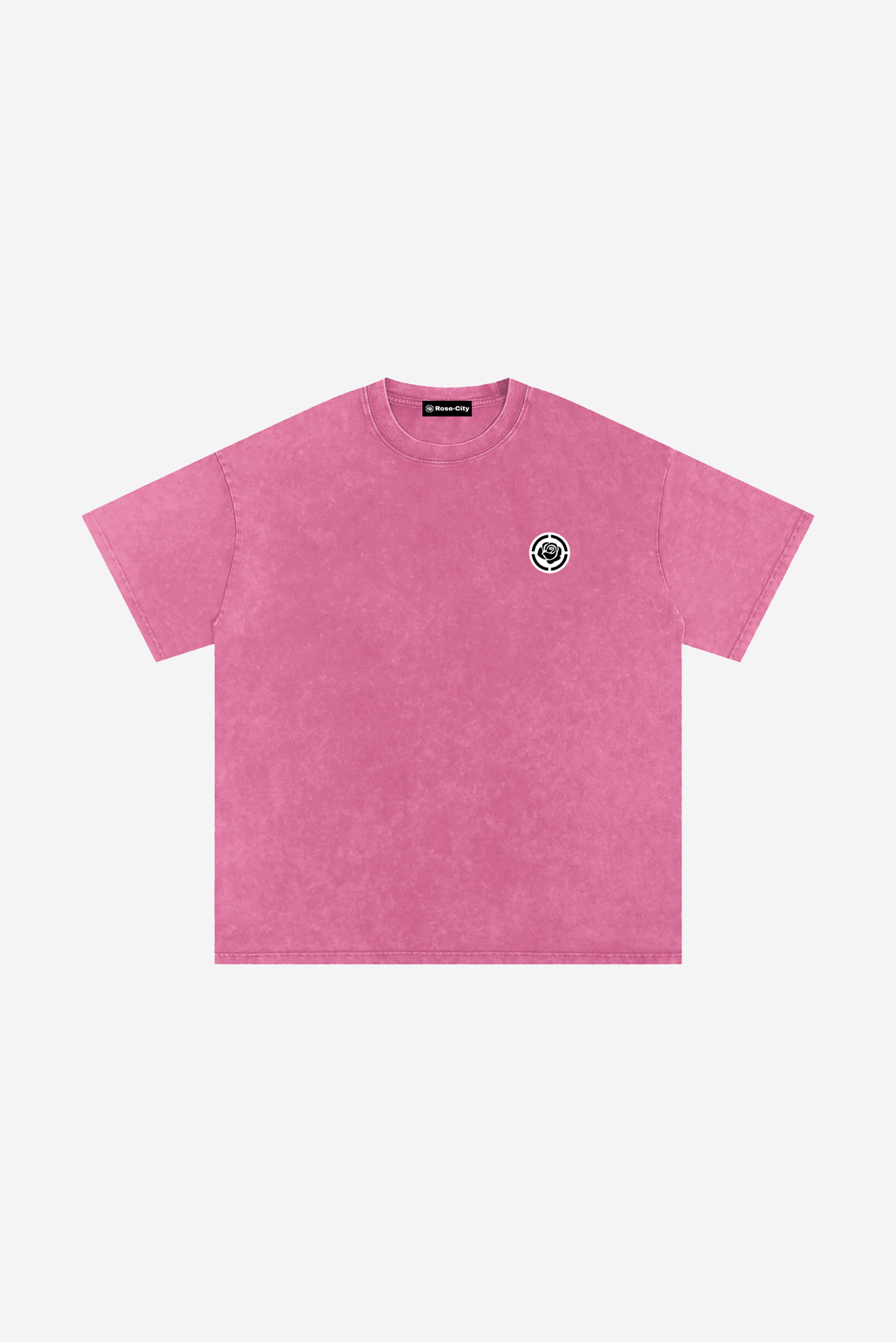 Rose-City Essential - Snow Washed T-Shirt (Plum)