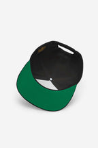 Rose-City - Logo - A Frame Flat Bill Cap (Black)