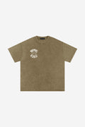 Rose-City Smile - Snow Washed T-Shirt (Green)