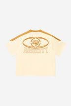 Rose-City Worldwide - Color Block Oversized T-Shirt (Tan/Cream)