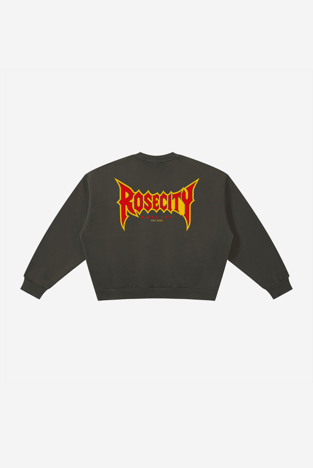 RC Concert V1 - Boxy Fleece Crewneck Sweatshirt (Dark Grey)