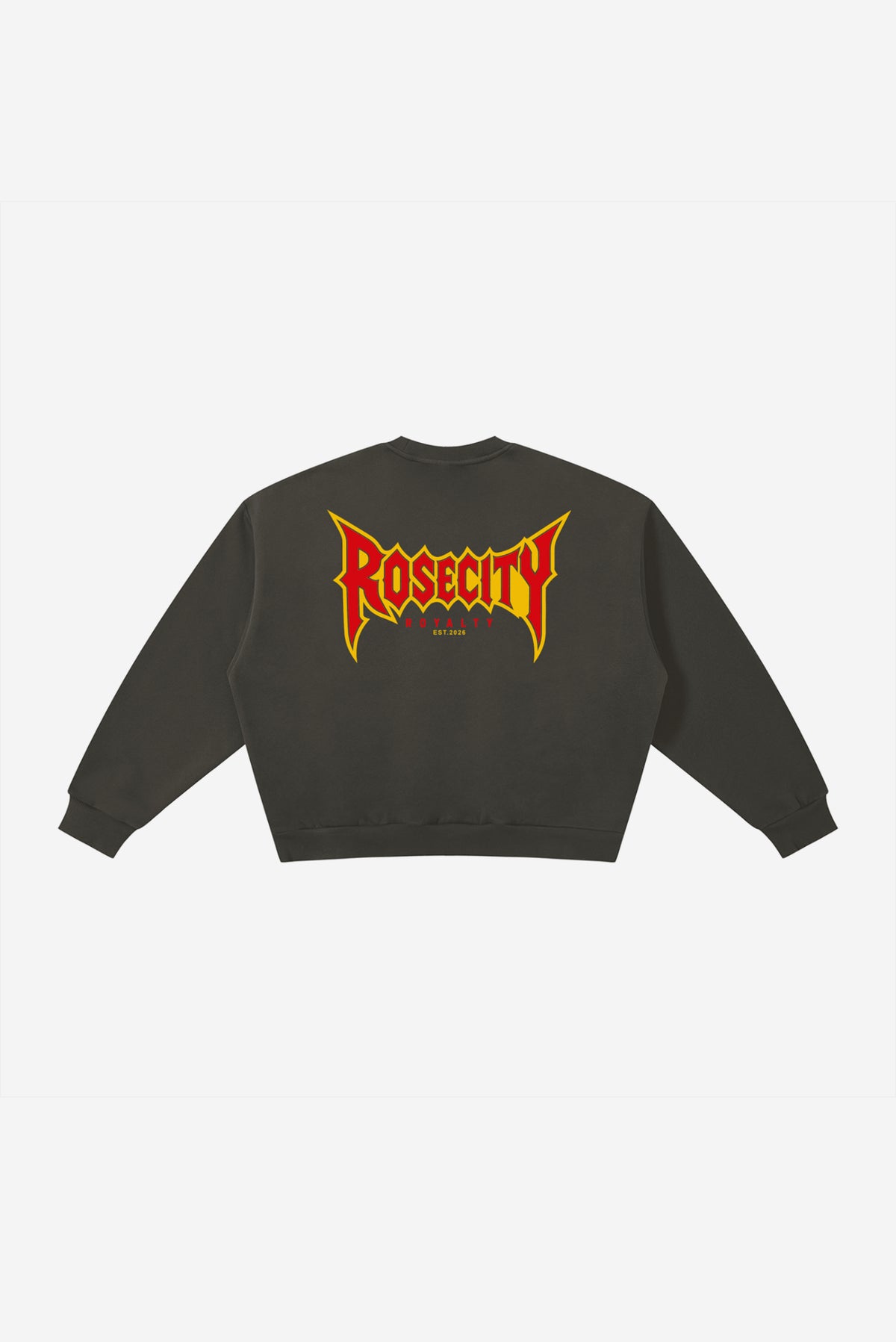 RC Concert V1 - Boxy Fleece Crewneck Sweatshirt (Dark Grey)