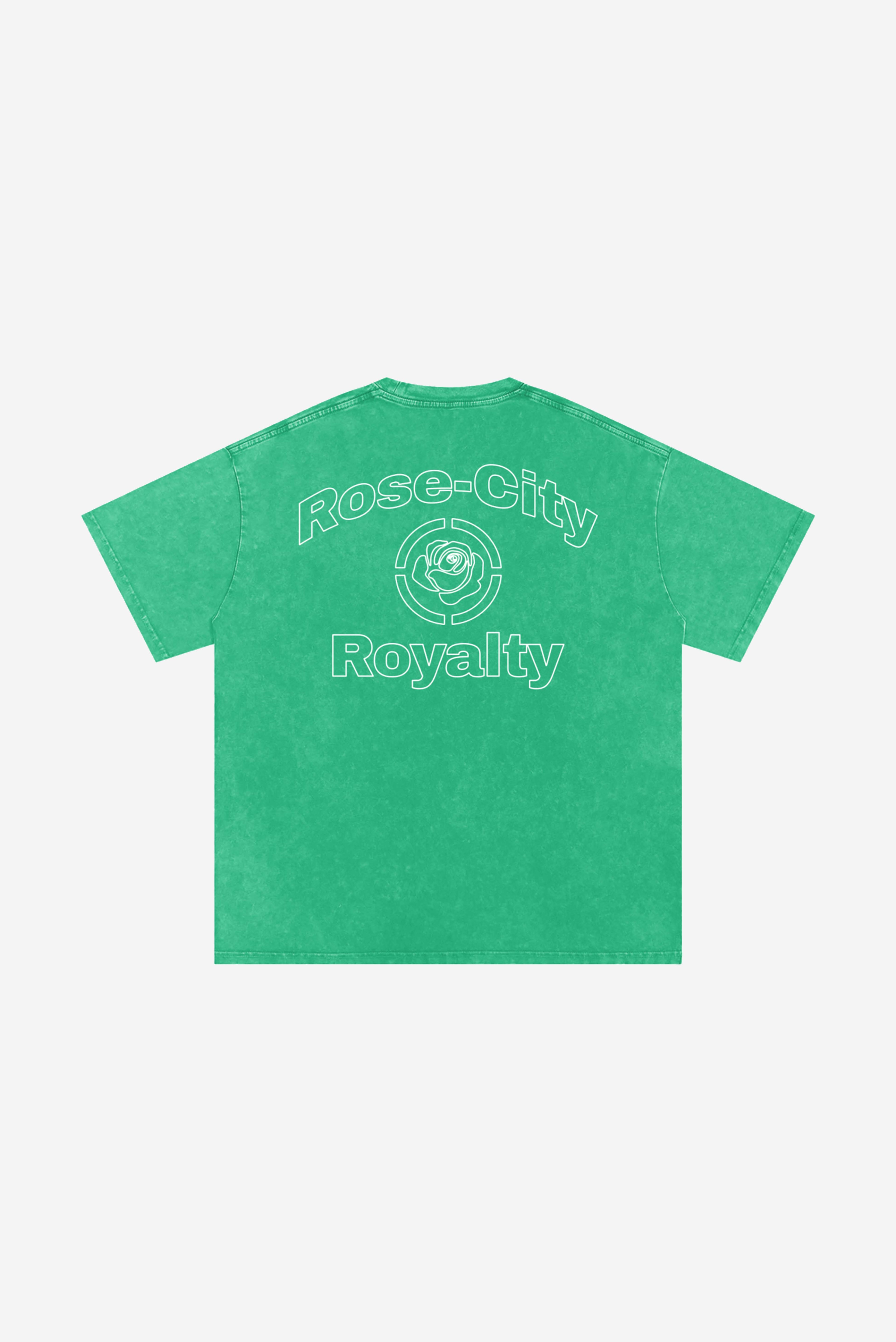 Rose-City Essential - Snow Washed T-Shirt (Teal)