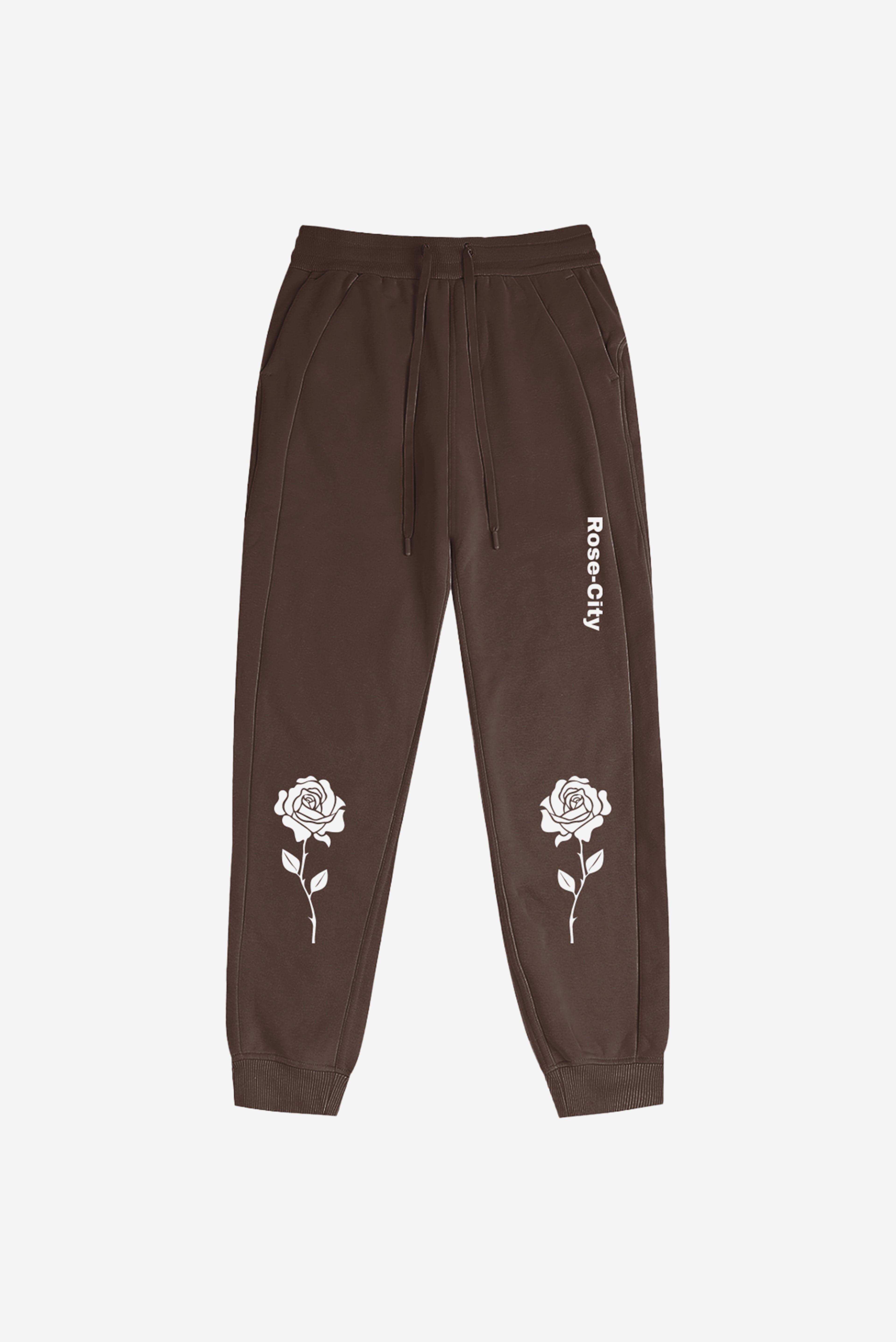 Rose City - Womens Jogger Pants (Brown)