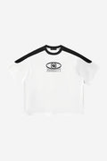 Rose-City Worldwide - Color Block Oversized T-Shirt (Black/White)