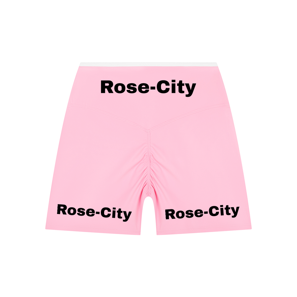 Women’s High Rise Color Block Yoga Shorts