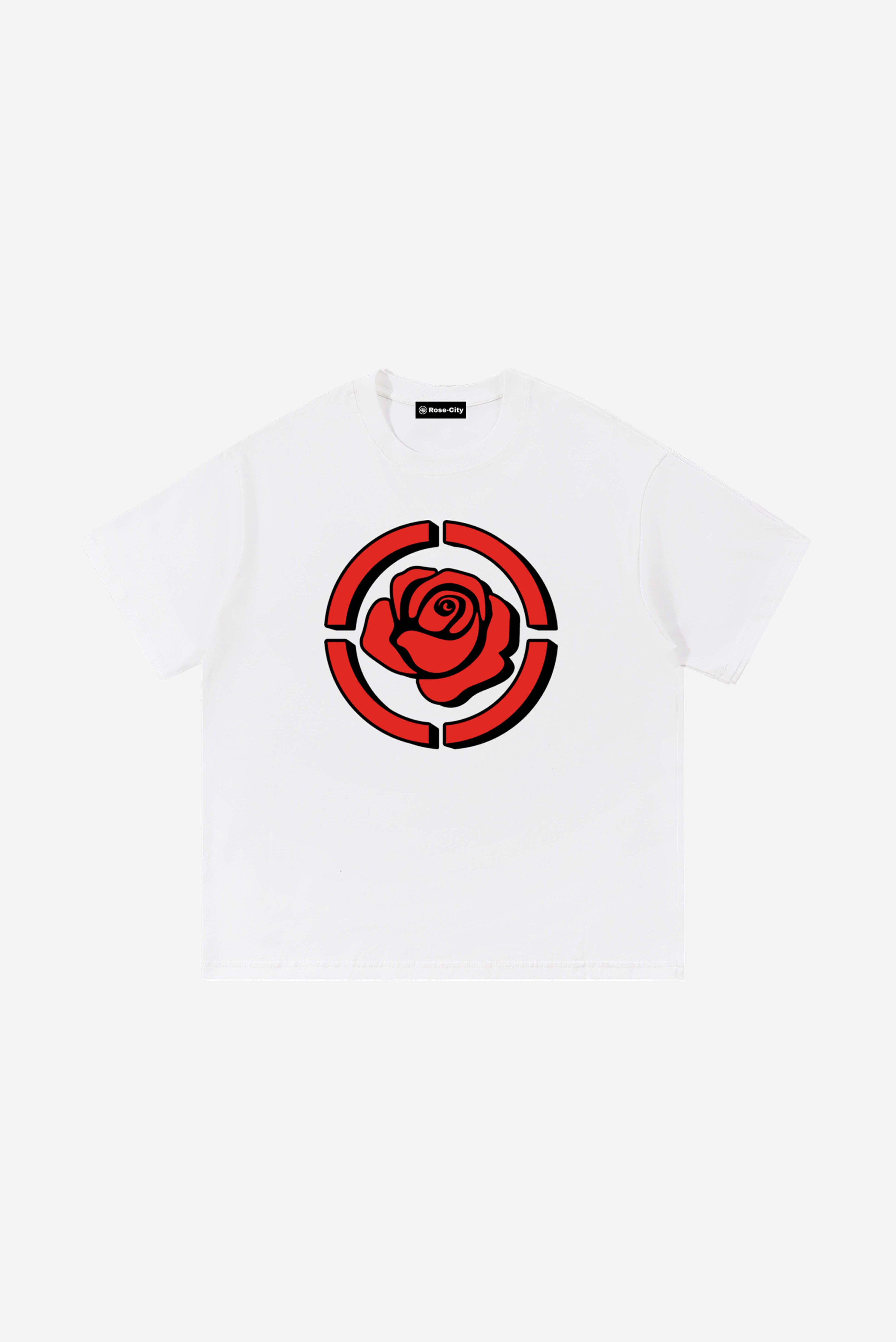 Rose-City Retro - T-Shirt (White)