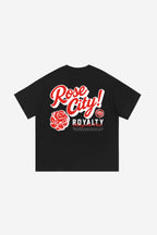 Rose-City Retro - T-Shirt (Black)